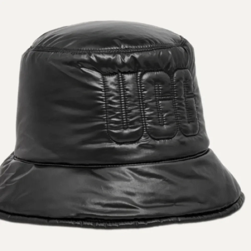 UGG QUILTED PUFFER BUCKET HAT BLACK L/XL New Without Tags Black